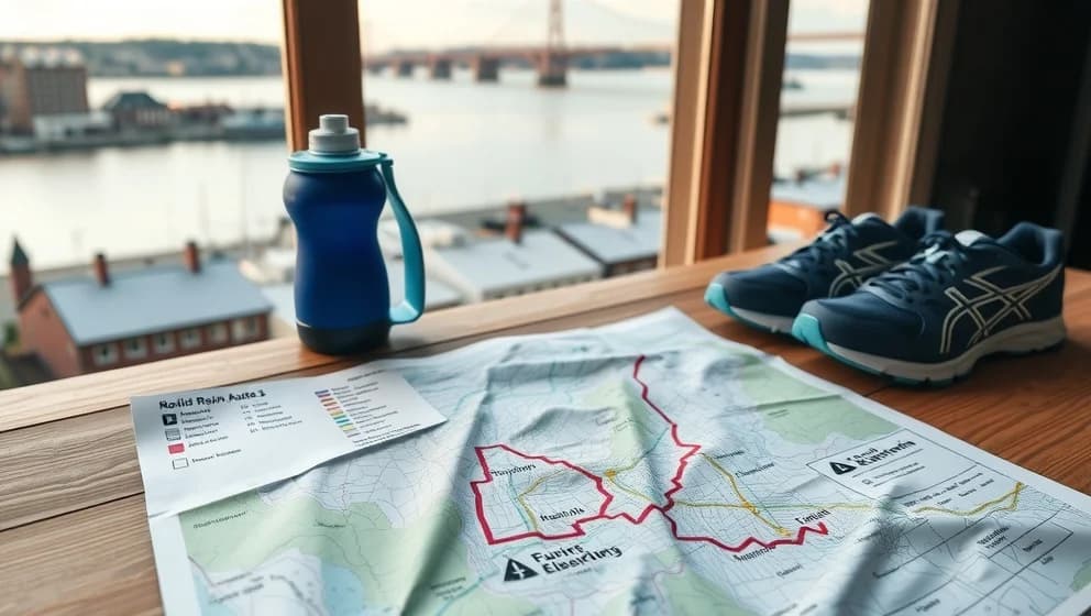 Stockholm halvmarathon karta och bästa bansträckan