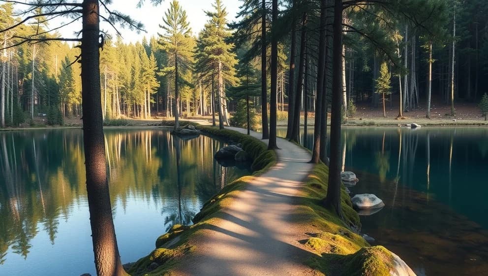 Vad är två sjöar runt